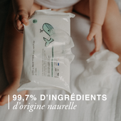 Les lingettes à l'eau compostables - COSMOS NATURAL