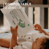 Les lingettes à l'eau compostables - COSMOS NATURAL