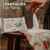 Les lingettes à l'eau compostables - COSMOS NATURAL